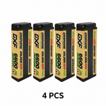 DXF GOLDEN-NGP PLUS 2S HV 7.6V 6600mAh 150C EFRA Hardcase LiPo Battery, 5mm Bullet to Deans T-Plug (1-6 Pack)