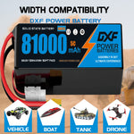 (CN)DXF 18S Lipo Battery 66.6V 5C 81000mAh Soft Case Battery  for Drone UAV FPV Car Truck Tank RC Buggy Truggy Racing Hobby