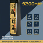 DXF Lipo Battery 12S HV 45.6V 9200mAh 140C GoldSeries Graphene Softcase with EC5 / T / TRX / XT60 / XT90 / XT150 / Q8s Plug for RC 1/8 1/10 Buggy Truck Car Off-Road Drone