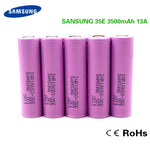 Samsung INR18650-35E 3500mAh 8A Li-ion Battery for Flashlights, E-Bikes & DIY Battery Packs (1-100 PCS)