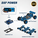 DXF 3S 11.1V 5200mAh 100C Hardcase LiPo Battery with 10AWG EC5 for 1/8 1/10 RC Cars, Trucks, Buggies (1-6 Pack Available)