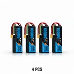 DXF 6S 22.2V 10000mAh 100C Graphene Blue Softcase LiPo Battery with XT90 for RC Cars Drones Helicopters Boats (1-6 Pack)