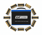 DXF LiPo Battery Fireproof Safety Bag - Charging & Storage Guard with Double Zipper (1-6 Pack Options Available)