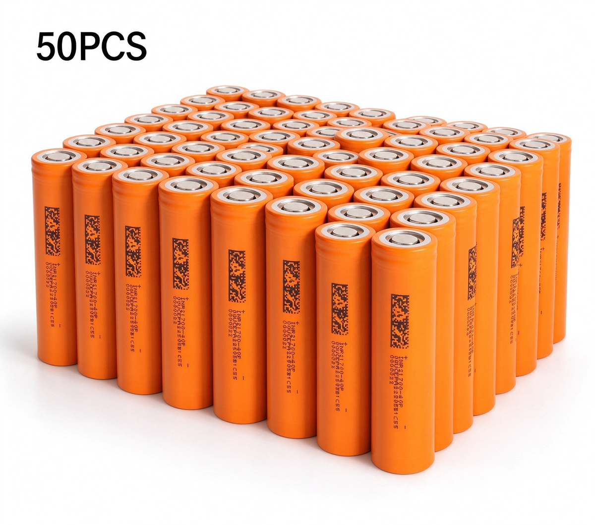 EVE INR21700-40P 4000mAh 50A Li-ion Battery for Power Tools, E-Bikes & DIY Battery Packs (1-100 PCS)