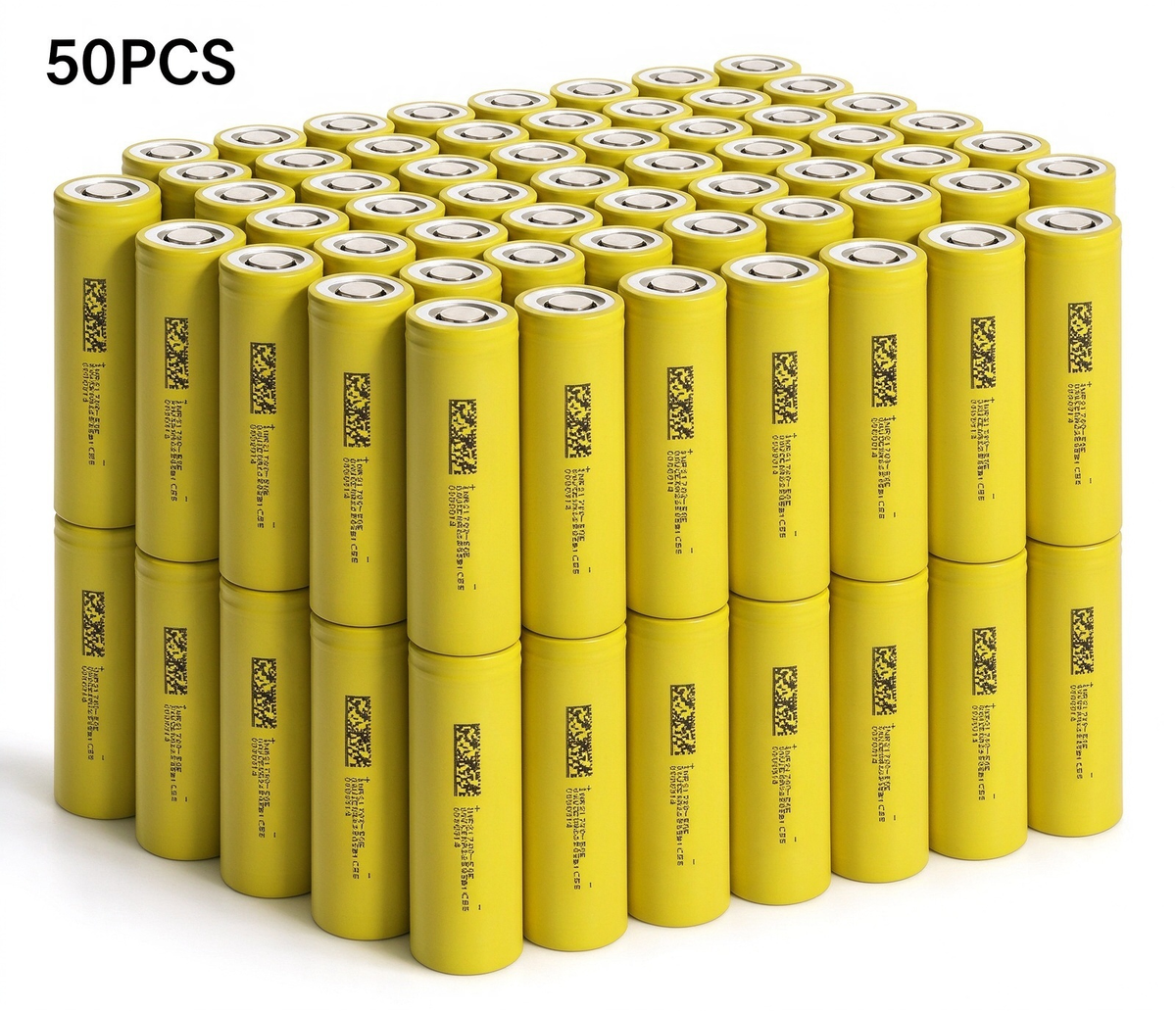 DMEGC INR21700 5000mAh 15A Li-ion Battery for E-Bikes, Power Tools & DIY Battery Packs (1-100 PCS)