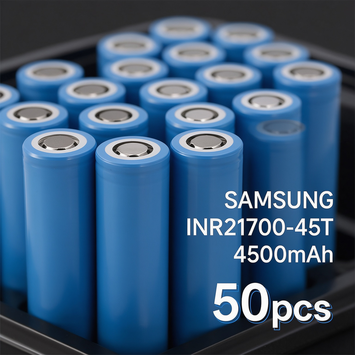 Samsung INR21700-45T 4500mAh 35A Li-ion Battery for Power Tools, RC & DIY Battery Packs (1-100 PCS)