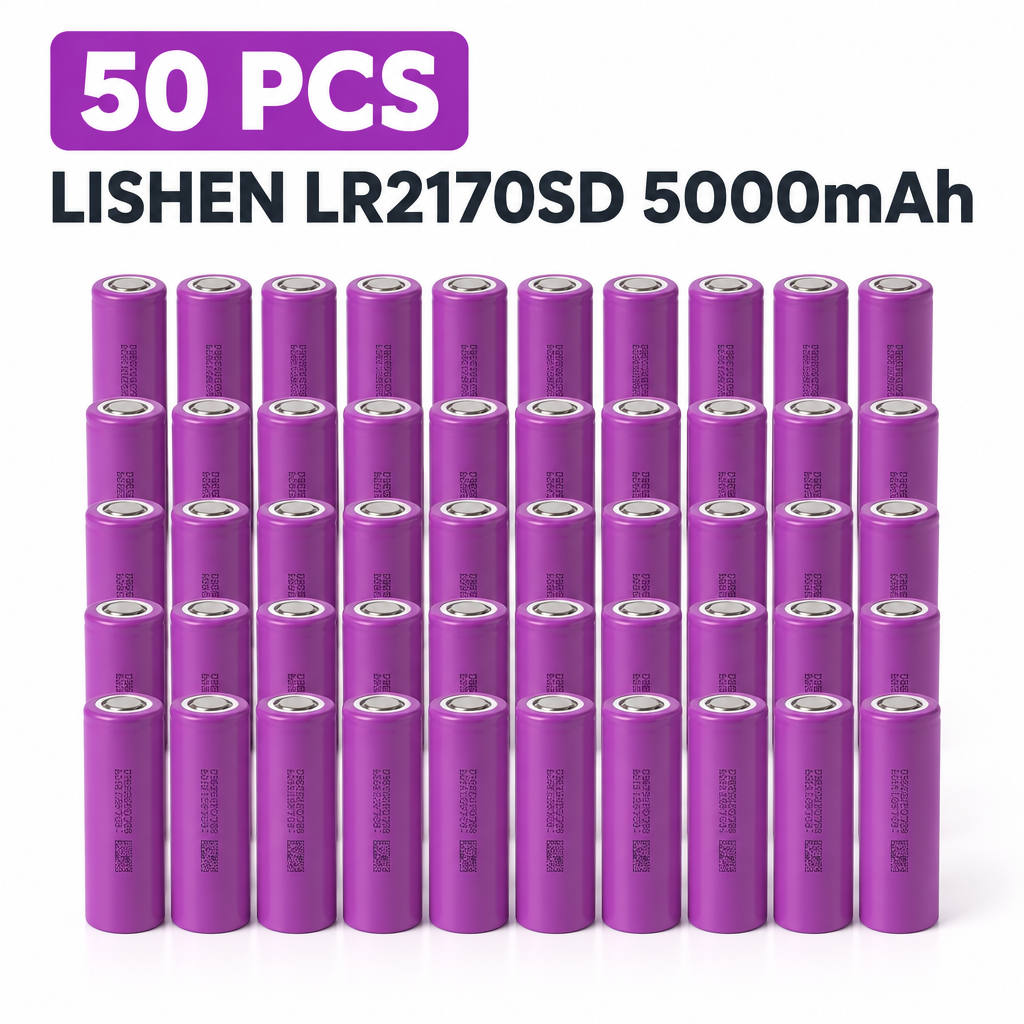LISHEN LR2170SD 5000mAh 10A Reclaimed 21700 Li-ion Cell for Professional Battery Pack Assembly (1–100 PCS)
