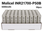 Molicel INR21700-P45B 4500mAh 45A Li-ion Battery for Power Tools, E-Bikes & DIY Battery Packs (1-100 PCS)