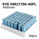 EVE INR21700-40PL 4000mAh 70A Li-ion Battery for Power Tools, E-Bikes & DIY Battery Packs (1-100 PCS)