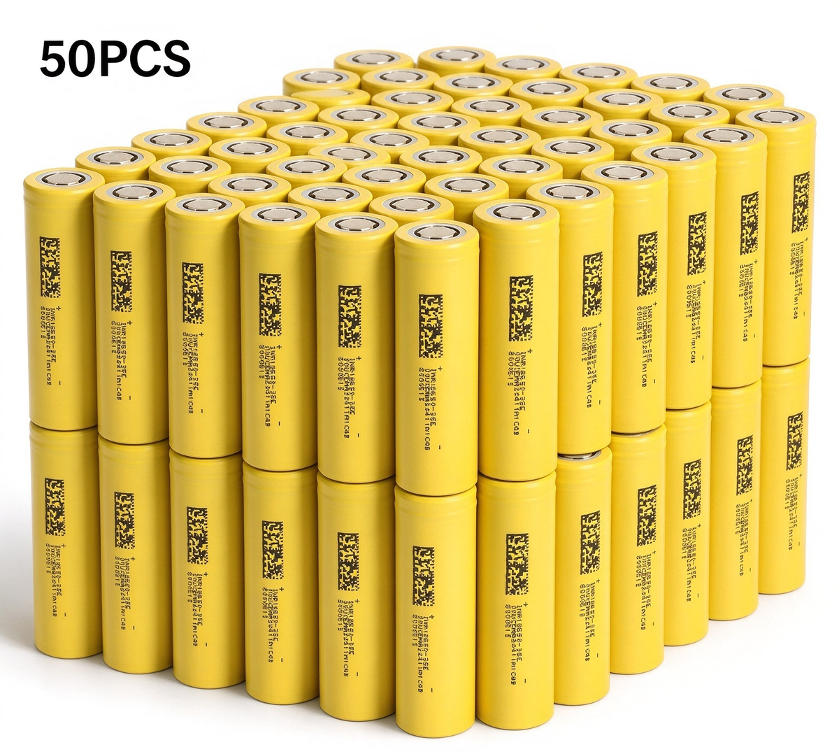 DMEGC INR18650-35E 3500mAh 10A Li-ion Battery for E-Bikes, Flashlights & DIY Battery Packs (1-100 PCS)