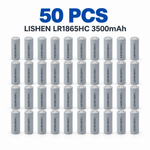 LISHEN LR1865HC 3500mAh 10.5A 3.6V 18650 Li-ion Cell for Professional Battery Packs, Backup Power & Electronics (1–100 PCS)