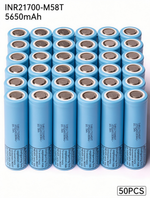 LG M58T INR21700-M58T 5800mAh 12.5A Li-ion Battery for E-Bikes, Flashlights & DIY Battery Packs (1-100 PCS)