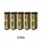 DXF GOLDEN-NGP PLUS 2S HV 7.6V 6600mAh 150C EFRA Hardcase LiPo Battery, 5mm Bullet to Deans T-Plug (1-6 Pack)