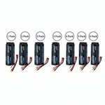 DXF 2S 7.4V 8000mAh 110C Graphene Hardcase LiPo Battery with 5mm Bullet to Deans Plug for 1/10 1/8 RC Cars, Trucks, Slash 4x4 (1-6 Pack Available)