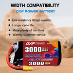 DXF 5S 18.5V 3000mAh 120C LiPo Battery for FPV Micro Drones (PH2.0 / JST / XT30 / SM / XT60 / EC5 / XT90 Options)