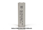 Molicel INR21700-P50B 5000mAh 60A Li-ion Battery for Power Tools, E-Bikes & DIY Battery Packs (1-100 PCS)
