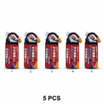 DXF 6S 22.2V 2200mAh 150C Graphene Softcase LiPo Battery with XT60 & 12AWG Wire (1-6 Pack)