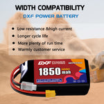DXF 3S 11.1V 1850mAh 140C LiPo Battery for FPV Micro Drones (PH2.0 / JST / XT30 / SM / XT60 / EC5 / XT90 Options)