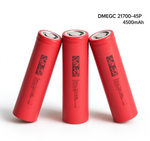 DMEGC INR21700-45E 4500mAh 9A Li-ion Battery for EVs, Power Tools & DIY Battery Packs (1-100 PCS)