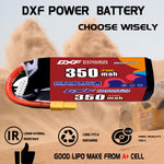 DXF LiPo Battery 5S HV 19.0V 350mAh 70C with PH2.0 / JST / XT30 / SM / XT60 / EC5 / XT90 for FPV Drone Whoop Micro Racing