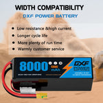 (CN)DXF 6S Lipo Battery 22.8V 130C 8000mAh Soft Case Battery  for Drone UAV FPV Car Truck Tank RC Buggy Truggy Racing Hobby