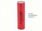 LG HE2 ICR18650HE2 2500mAh 20A Li-ion Battery for Power Tools, Flashlights & DIY Battery Packs (1-100 PCS)