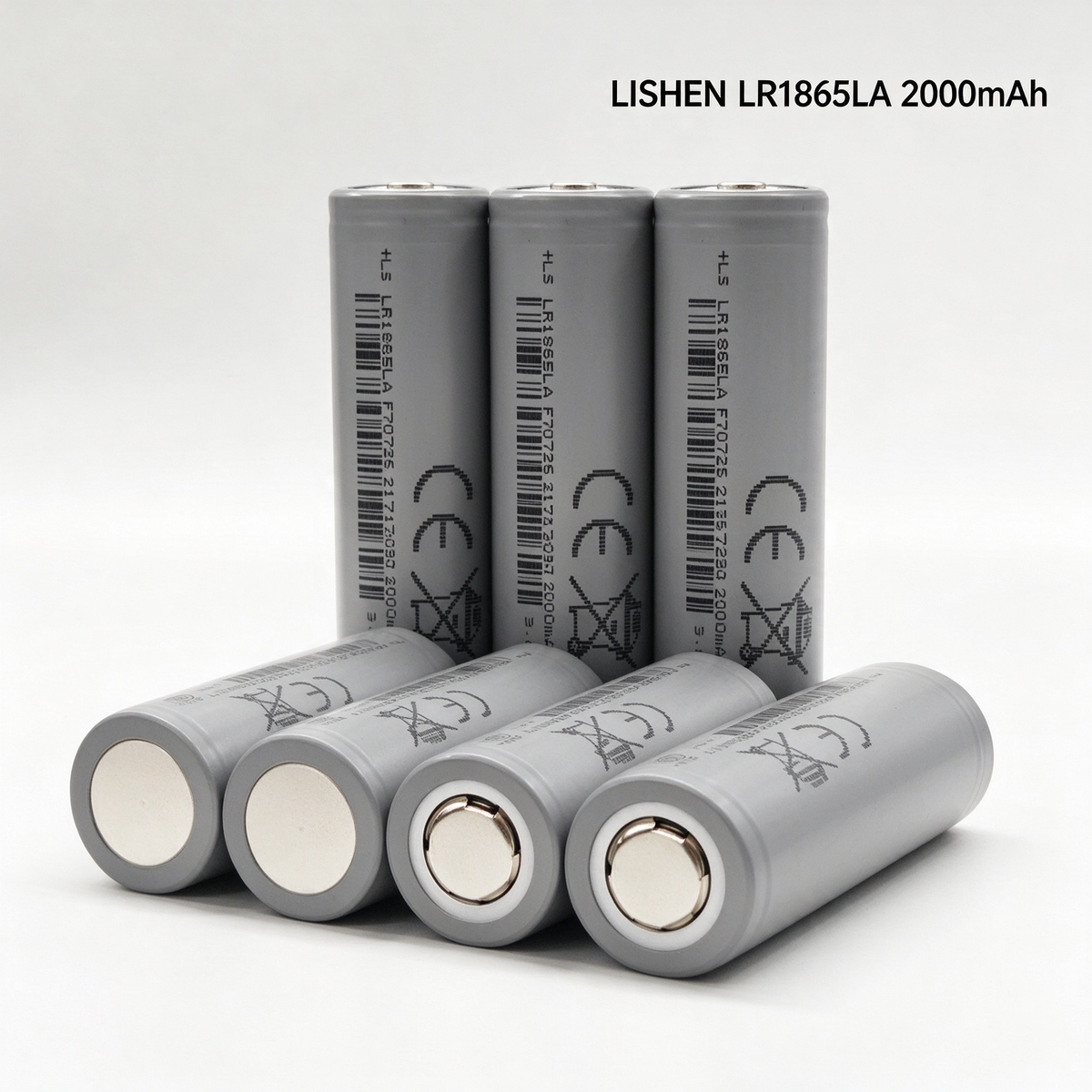 LISHEN LR1865LA 2000mAh 20A Reclaimed 18650 Industrial Cell (1–100 PCS)
