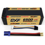 DXF GOLDEN-NGP 4S HV 15.2V 6500mAh 150C Graphene LCG Hardcase LiPo with 5mm to XT90 & 10AWG Wire (1-6 Pack)