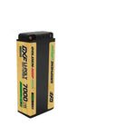 DXF 2S HV 7.6V 7000mAh 150C GOLDEN NGP PLUS Middle-Size Graphene LiPo Hardcase Battery with 12AWG 5mm Bullet to Deans Plug for 1/8 1/10 RC Car Truck Boat Drone (1-6 Pack Available)