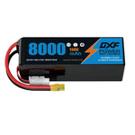 DXF LiPo Battery 6S HV 22.8V 8000mAh 130C Graphene Softcase Blue with EC5 / T / TRX / XT60 / XT90 / XT150 / Q8s Plug for RC 1/8 1/10 Buggy Truck Car Off-Road Drone
