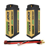 DXF 5mm 2S 6300mAh 7.6V 140C GOLDEN-NGP HardCase LiPo Battery with XT90 Plug for 1:8 Scale RC Car, Multi-Rotor RC Airplane, RC Helicopter, RC Boat