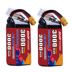 DXF 6S 22.2V 3000mAh 120C LiPo Battery for FPV Micro Drones (PH2.0 / JST / XT30 / SM / XT60 / EC5 / XT90 Options)