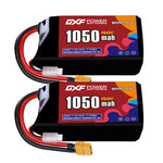 DXF 2S 7.4V 1050mAh 150C LiPo Battery for FPV Micro Drones (PH2.0 / JST / XT30 / SM / XT60 / EC5 / XT90 Options)