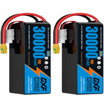 (CN)DXF 12S Lipo Battery 44.4V 10C 30000mAh Soft Case Battery  for Drone UAV FPV Car Truck Tank RC Semi solidstate Battery Racing Hobby