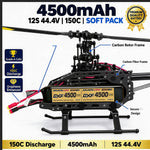 DXF Lipo Battery 12S 44.4V 4500mAh 150C GoldSeries Graphene Softcase with EC5 / T / TRX / XT60 / XT90 / XT150 / Q8s Plug for RC 1/8 1/10 Buggy Truck Car Off-Road Drone