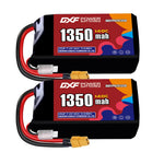 DXF 2S 7.4V 1350mAh 140C LiPo Battery for FPV Micro Drones (PH2.0 / JST / XT30 / SM / XT60 / EC5 / XT90 Options)