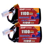 DXF 4S 15.2V 1100mAh 120C LiPo Battery for FPV Micro Drones (PH2.0 / JST / XT30 / SM / XT60 / EC5 / XT90 Options)