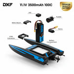 DXF Lipo Battery 3S 11.1V 3500mAh 100C GoldSeries Graphene Softcase with EC5 / T / TRX / XT60 / XT90 / XT150 / Q8s Plug for RC 1/8 1/10 Buggy Truck Car Off-Road Drone