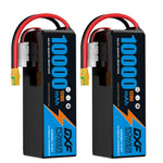 DXF LiPo Battery 6S HV 22.8V 10000mAh 120C Graphene Softcase Blue with EC5 / T / TRX / XT60 / XT90 / XT150 / Q8s Plug for RC 1/8 1/10 Buggy Truck Car Off-Road Drone