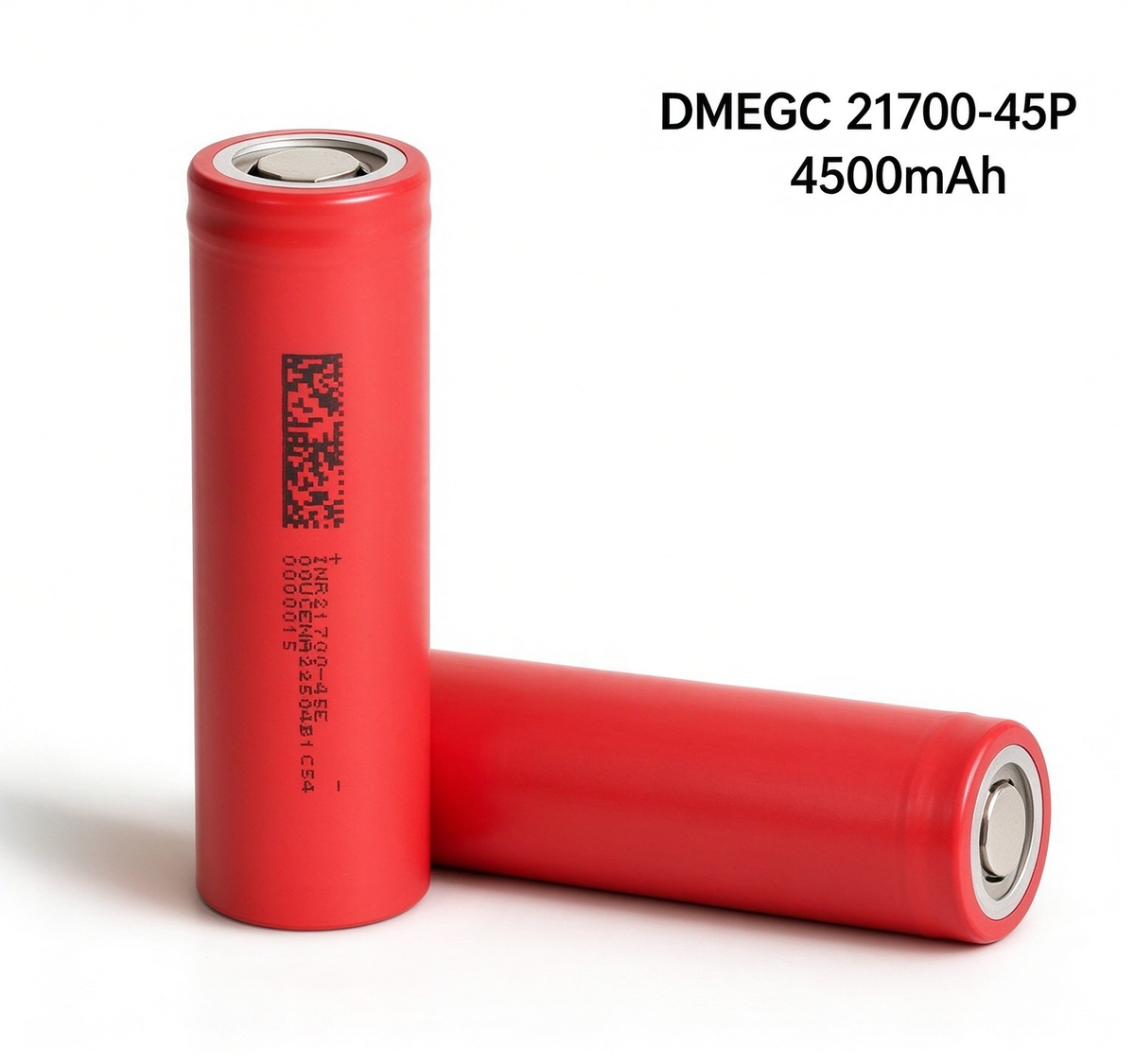 DMEGC INR21700-45E 4500mAh 9A Li-ion Battery for EVs, Power Tools & DIY Battery Packs (1-100 PCS)