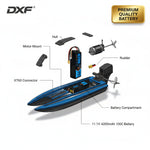DXF 3S 11.1V 4200mAh 100C Softcase LiPo Battery with XT60 & 12AWG Wire for RC Boats, Cars, Toy Cars & Aircraft Models FPV (1-6 Pack)