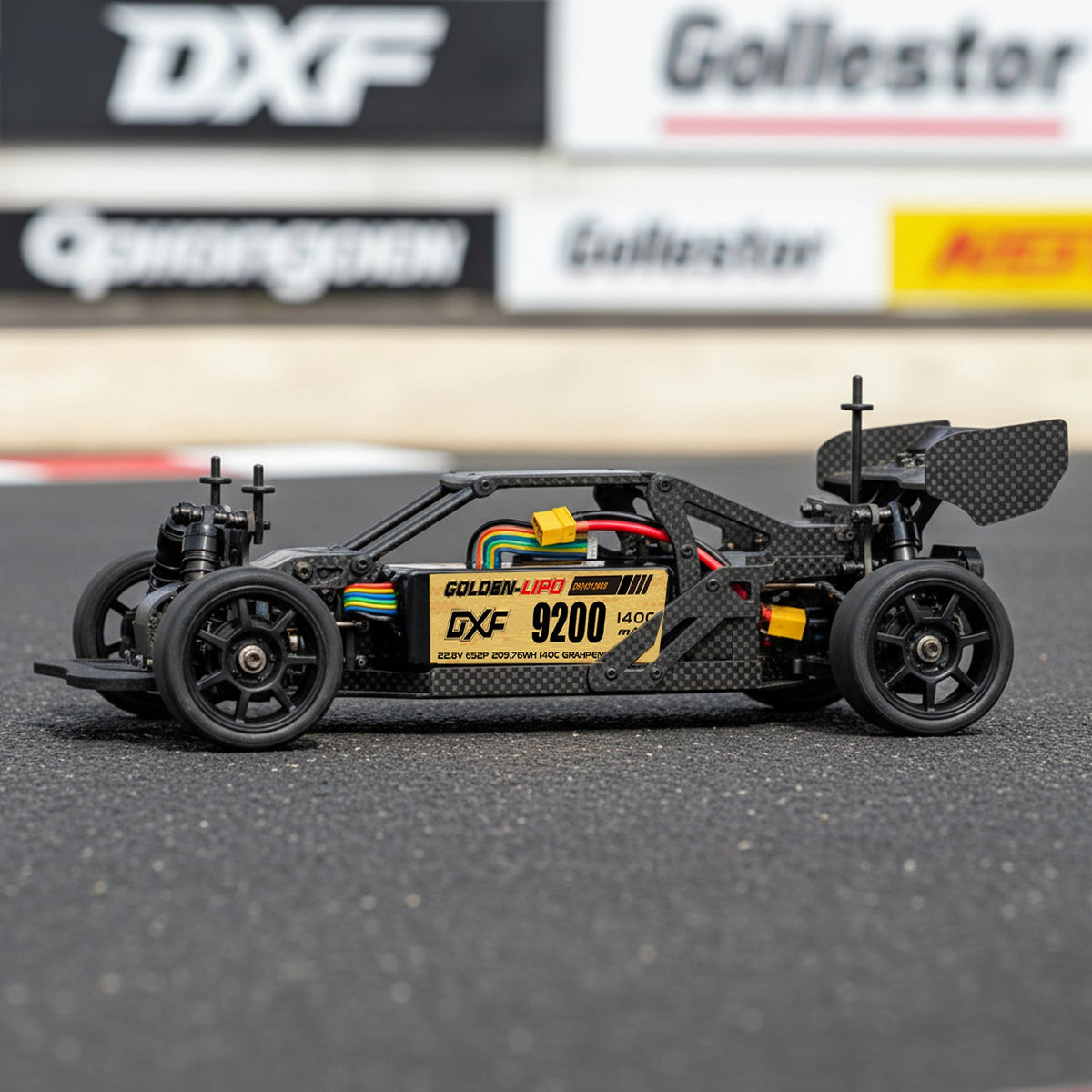 DXF Lipo Battery 6S HV 22.8V 9200mAh 140C GoldSeries Graphene Softcase with EC5 / T / TRX / XT60 / XT90 / XT150 / Q8s Plug for RC 1/8 1/10 Buggy Truck Car Off-Road Drone