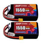 DXF 3S 11.1V 1550mAh 140C LiPo Battery for FPV Micro Drones (PH2.0 / JST / XT30 / SM / XT60 / EC5 / XT90 Options)