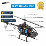 DXF Lipo Battery 6S 22.2V 4200mAh 100C GoldSeries Graphene Softcase with EC5 / T / TRX / XT60 / XT90 / XT150 / Q8s Plug for RC 1/8 1/10 Buggy Truck Car Off-Road Drone