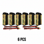 DXF 5mm Shorty 2S 7000mAh 7.6V 140C GOLDEN-NGP PLUS Hardcase LiPo Battery | EFRA Approved