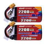 DXF 6S 22.2V 2200mAh 120C LiPo Battery for FPV Micro Drones (PH2.0 / JST / XT30 / SM / XT60 / EC5 / XT90 Options)