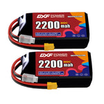 DXF LiPo Battery 3S 11.1V 2200mAh 110C with PH2.0 / JST / XT30 / SM / XT60 / EC5 / XT90 for FPV Drone Whoop Micro Racing