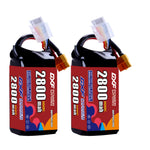 DXF 4S 14.8V 2800mAh 100C LiPo Battery for FPV Micro Drones (PH2.0 / JST / XT30 / SM / XT60 / EC5 / XT90 Options)