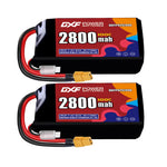 DXF 2S 7.4V 2800mAh 100C LiPo Battery for FPV Micro Drones (PH2.0 / JST / XT30 / SM / XT60 / EC5 / XT90 Options)