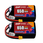 DXF 3S 11.4V 650mAh 120C LiPo Battery for FPV Micro Drones (PH2.0 / JST / XT30 / SM / XT60 / EC5 / XT90 Options)